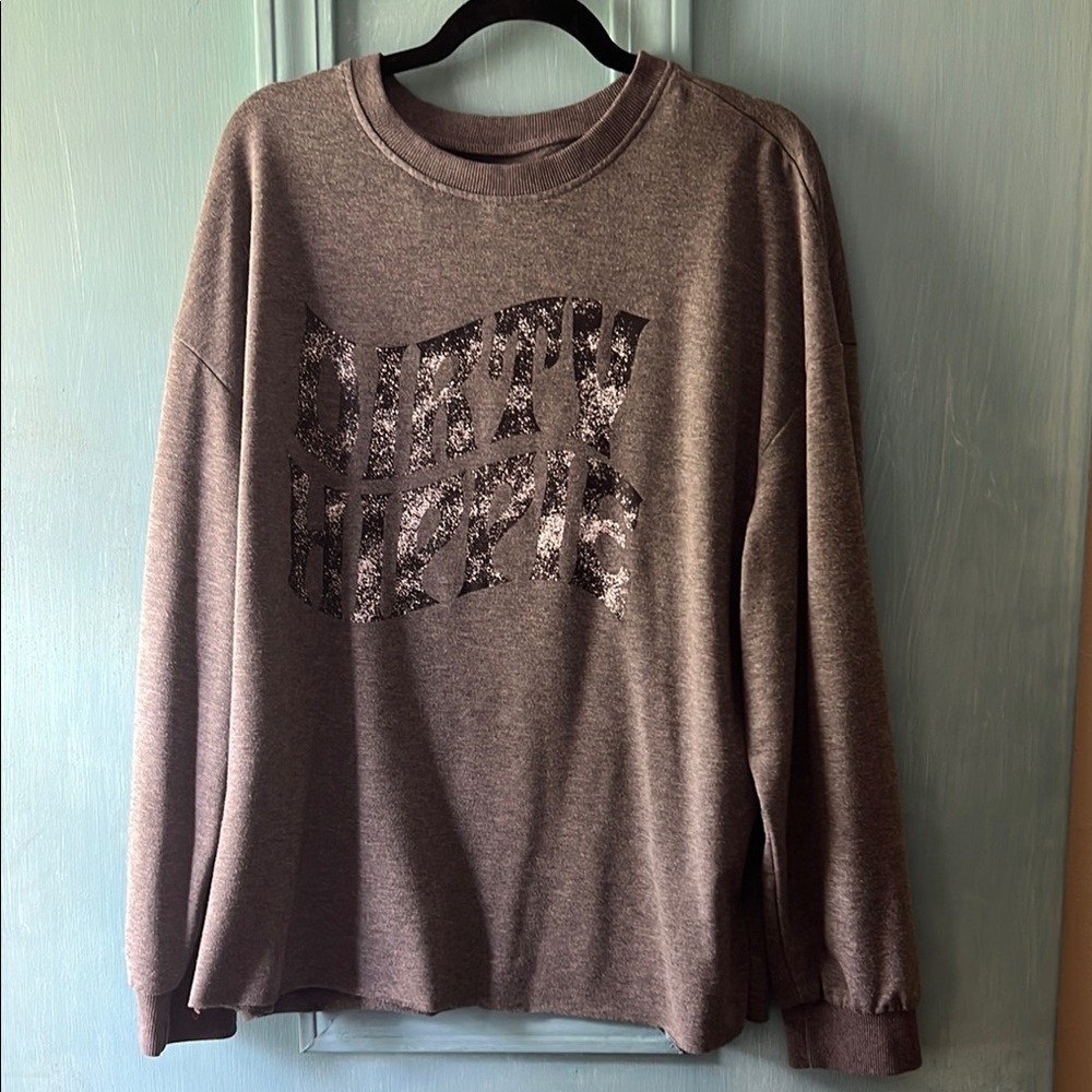 Gray Graphic Sweatshirt